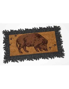 Paillasson motif "sanglier"